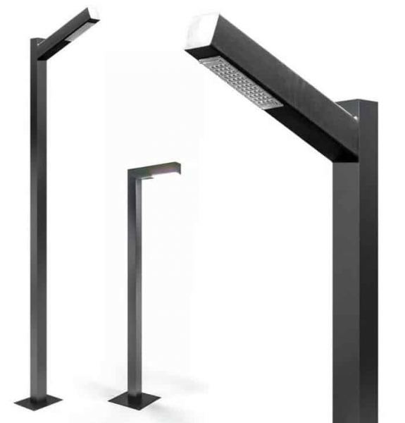 Типы металлических парковых опор