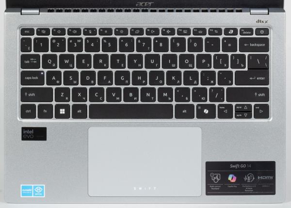 Обзор бизнес-ноутбука Acer Swift Go 14 (SFG14-73-70EH): компактная модель с OLED-экраном