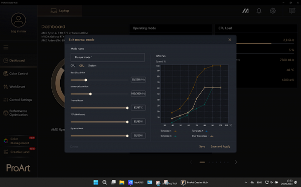 Обзор ноутбука Asus ProArt P16 (H7606WI) с AMD Ryzen AI 9 HX 370 и Nvidia GeForce RTX 4070 Laptop