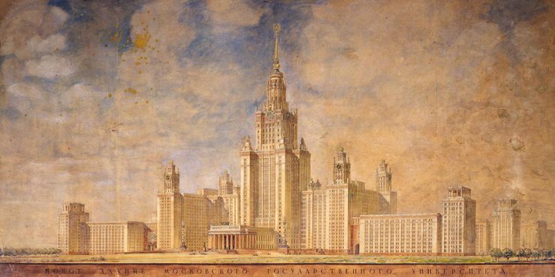 Эра сталинских высоток и восстановления городов: советский