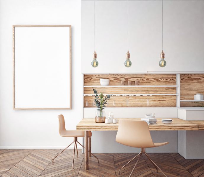 Ламинат на стенах: варианты отделки и особенности монтажа