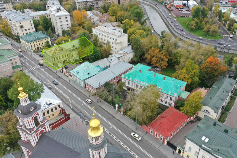 В Москве выставили на торги исторический особняк XVIII века