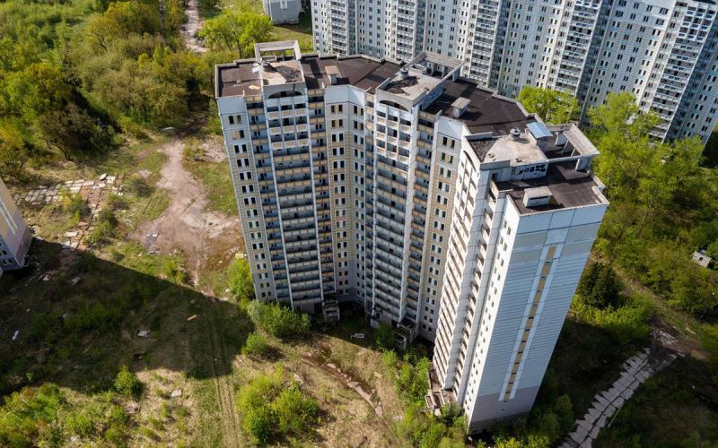 В Подмосковье выставили на торги заброшенный жилой микрорайон