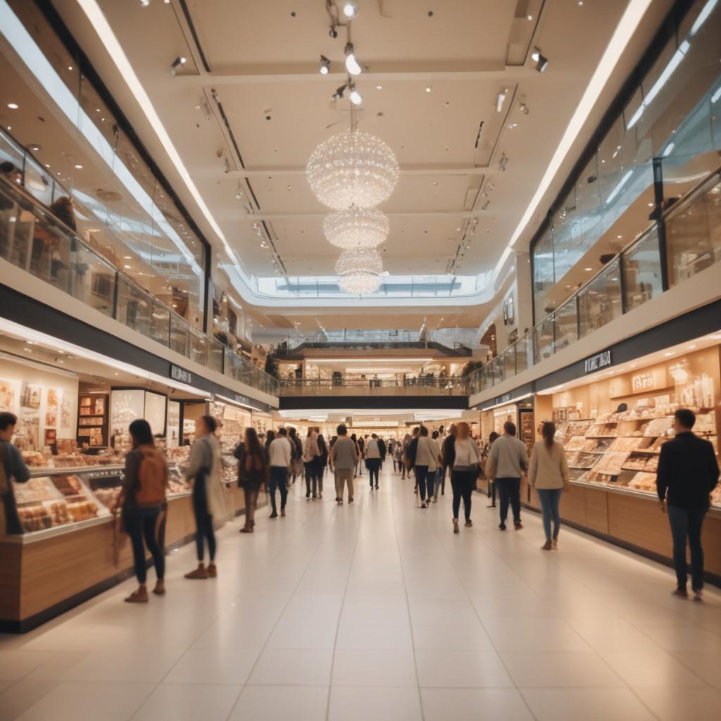 Сведения о магазине в торговом центре