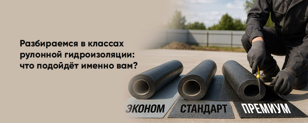 Три класса рулонной гидроизоляции - выбираем нужный фото